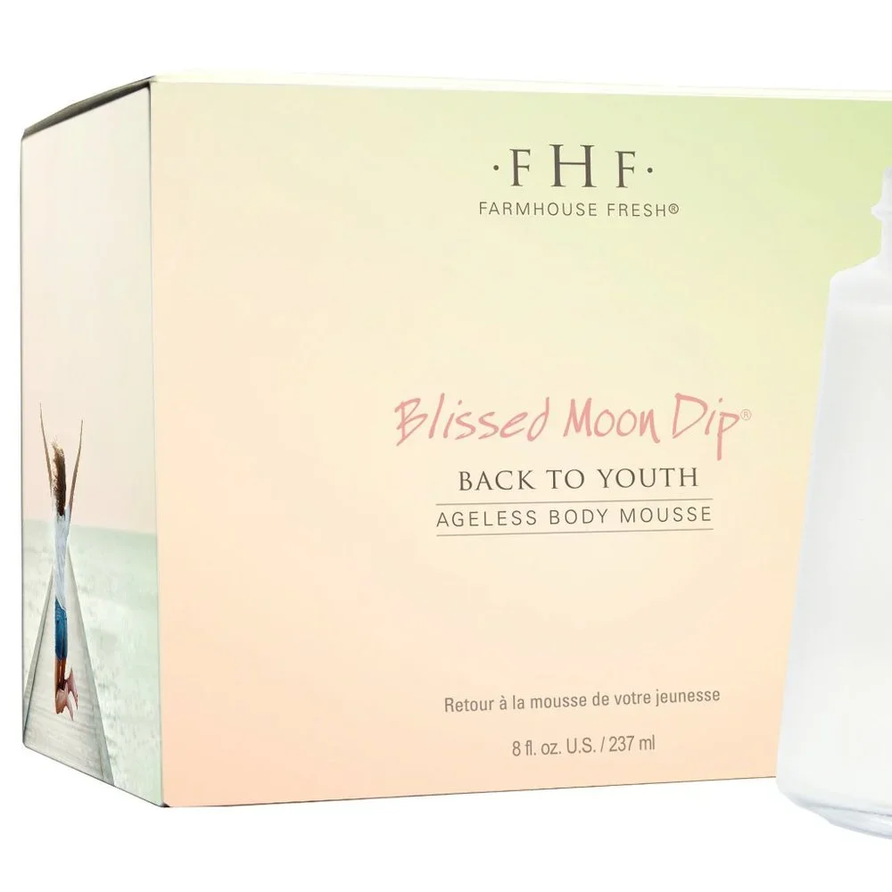 Farmhouse Fresh Blissed Moon Dip Body Mousse 8 oz - Picture 2 of 3